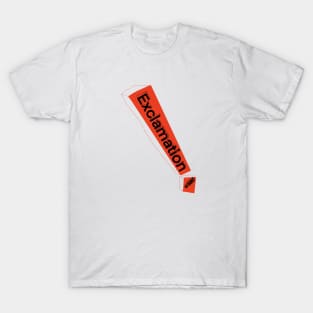 Graphic Exclamation Mark T-Shirt